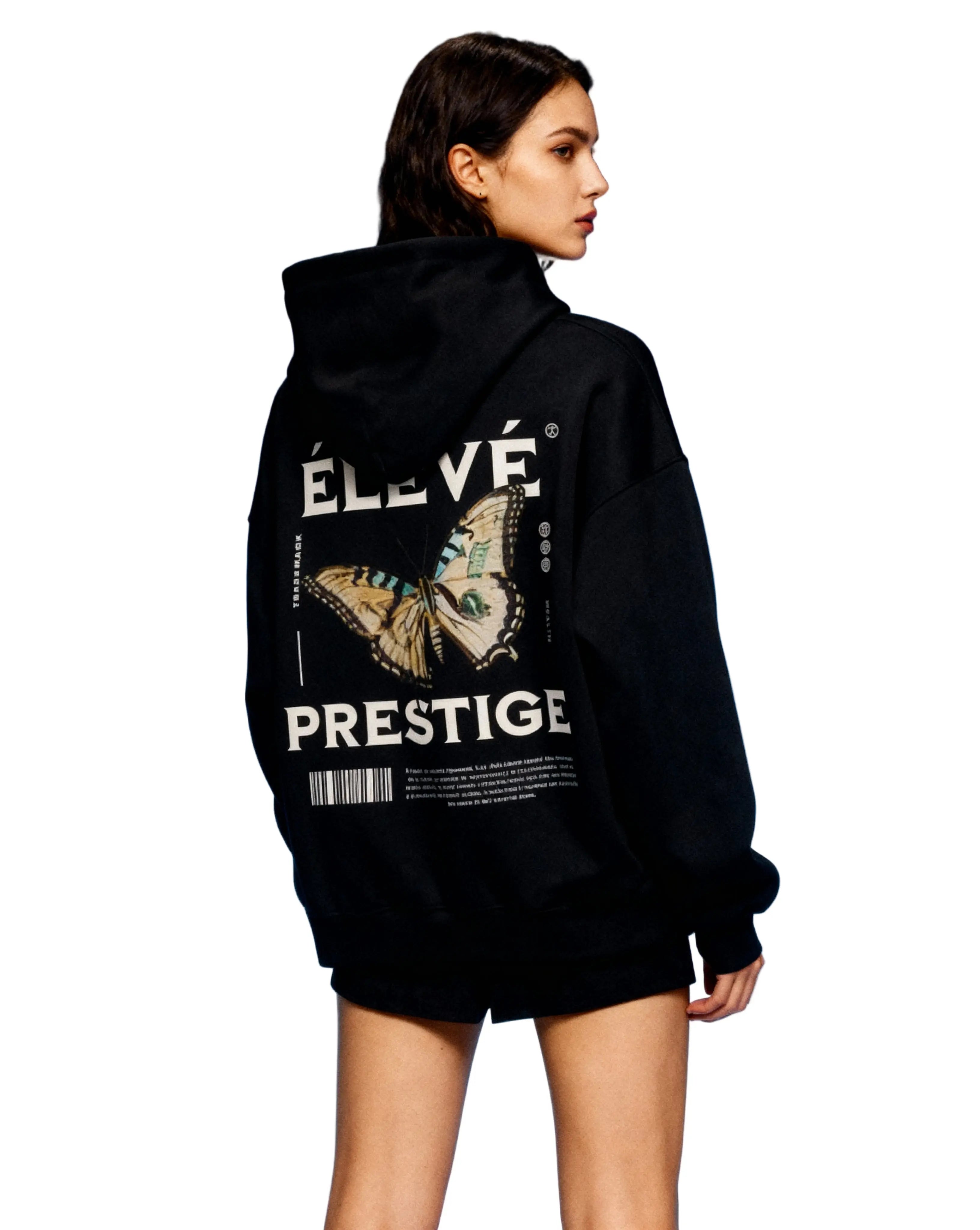 Rückansicht mit „Prestige Butterfly“ Grafik auf dem Rücken